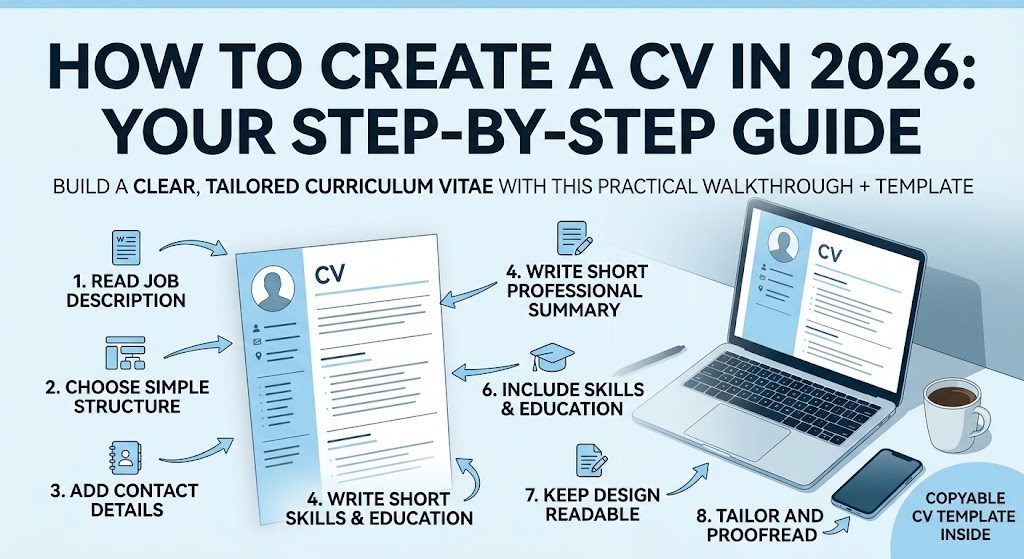 How to Create a CV in 2026: Step-by-Step Guide + Template