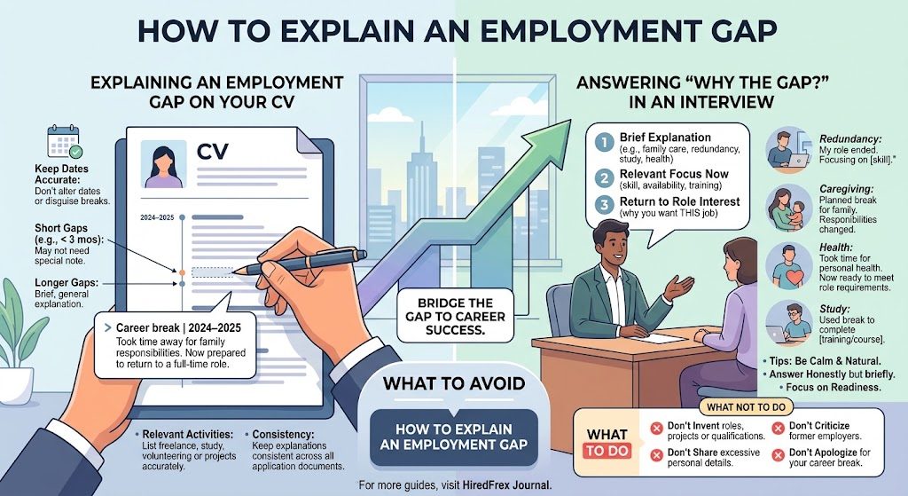 How to Explain an Employment Gap on Your CV and in an Interview